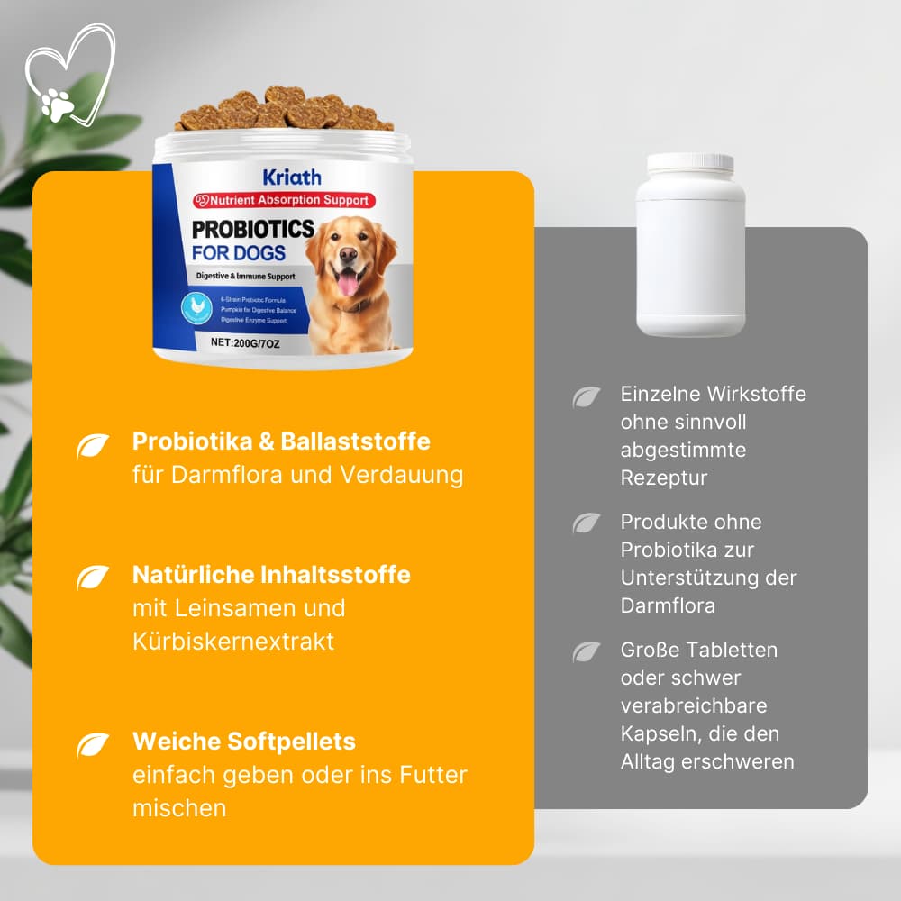 Probiotic Soft Pellets for Dogs & Puppies