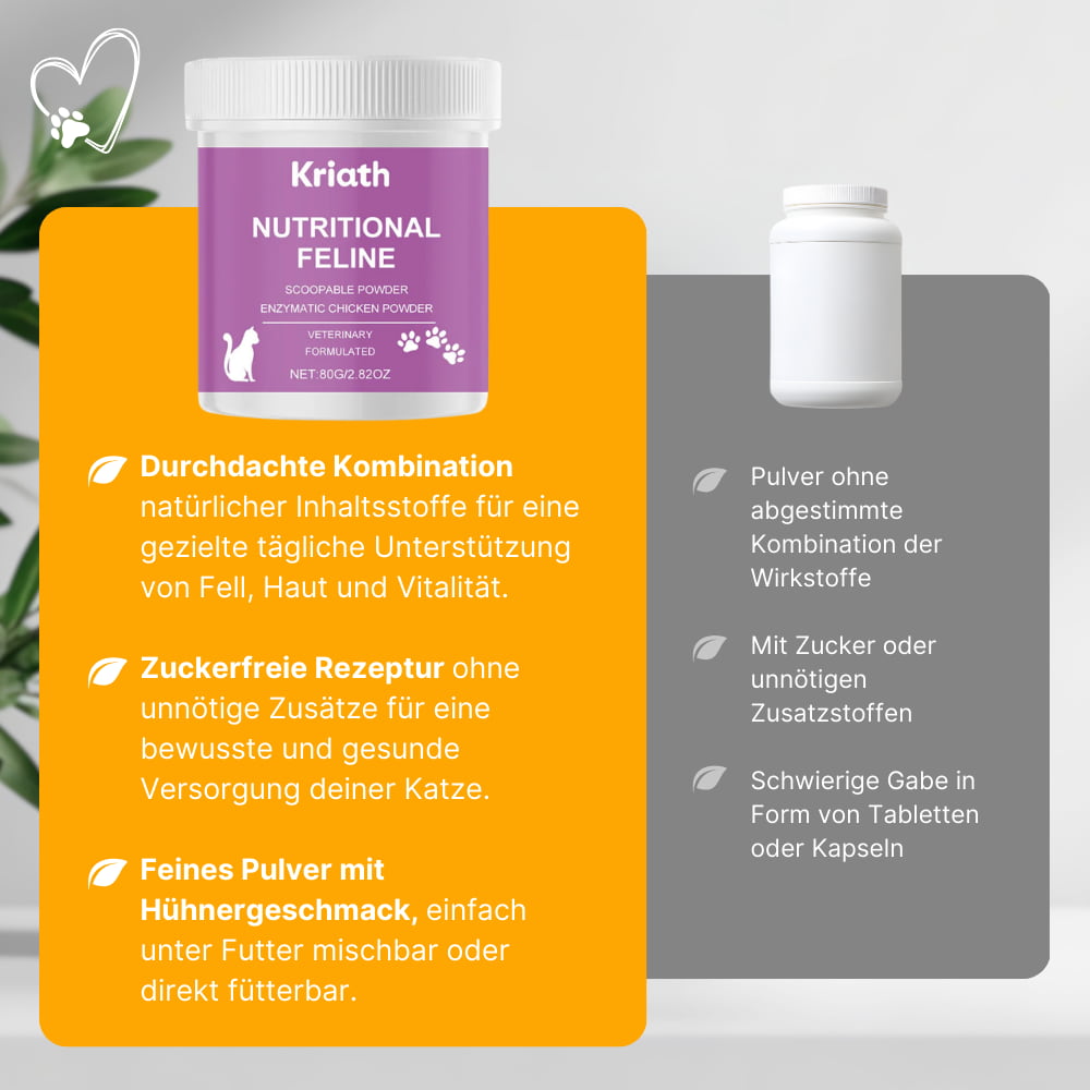 Cat Nutrient Powder for Coat & Skin