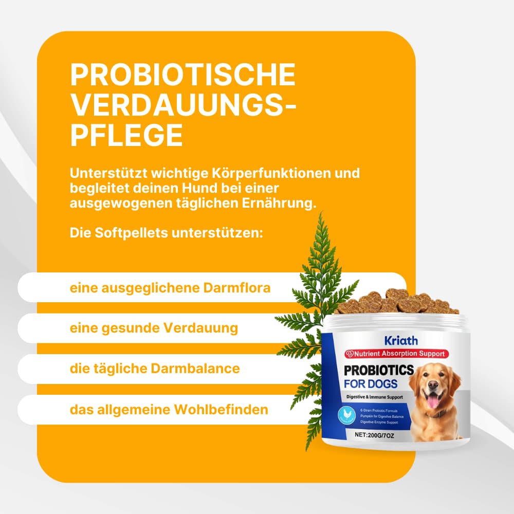 Probiotic Soft Pellets for Dogs & Puppies