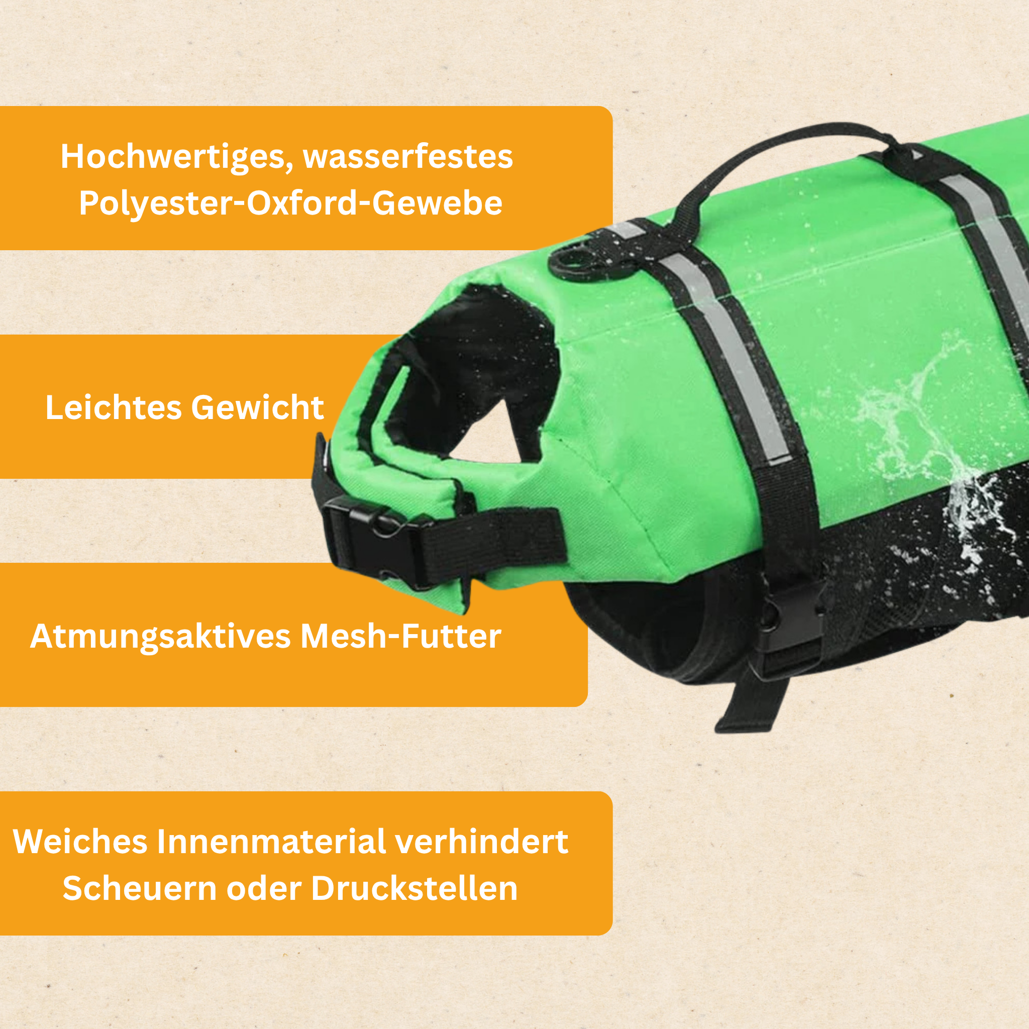 AquaSafe Dog Life Vest