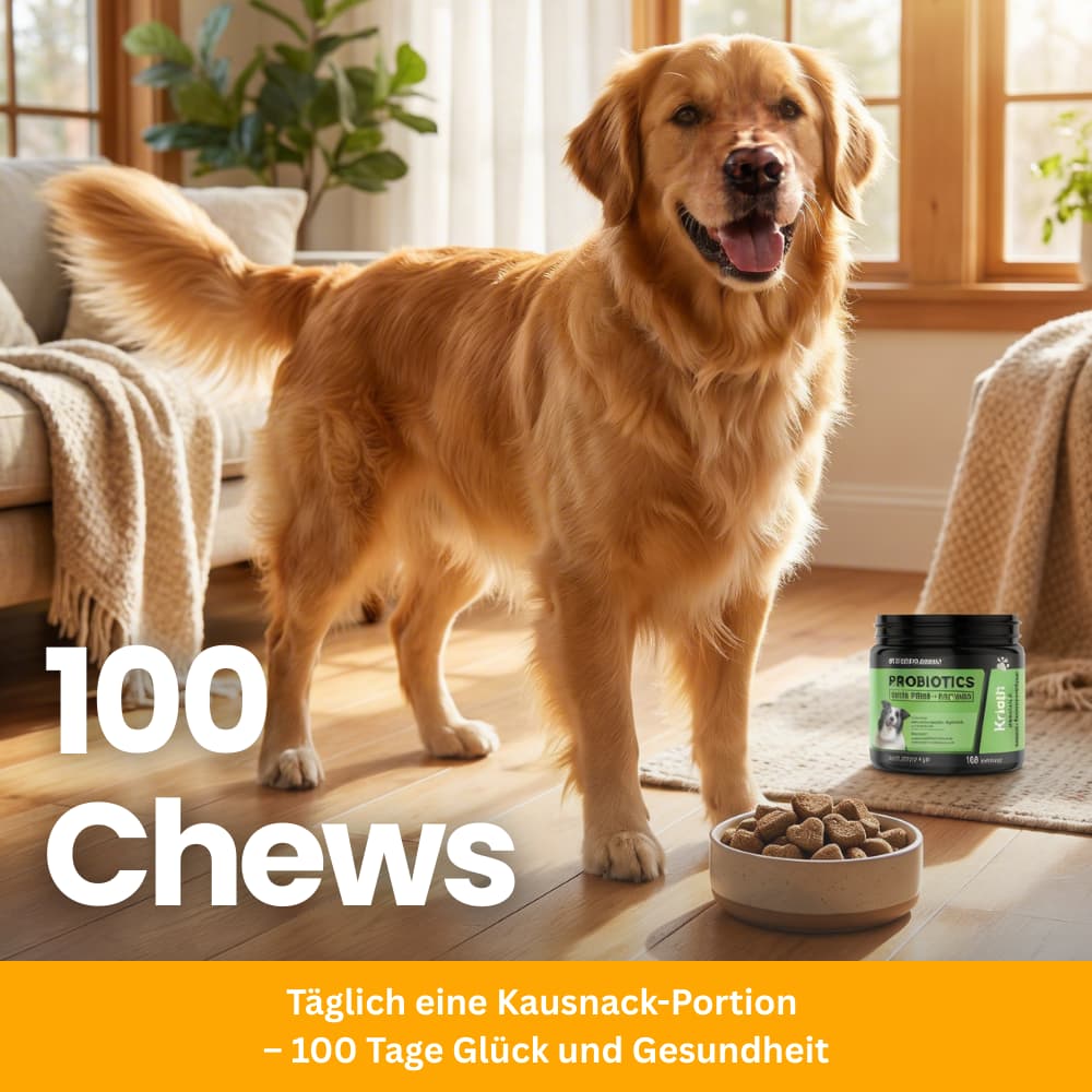 Dog Probiotic Soft Chews for Digestion & Immune Support