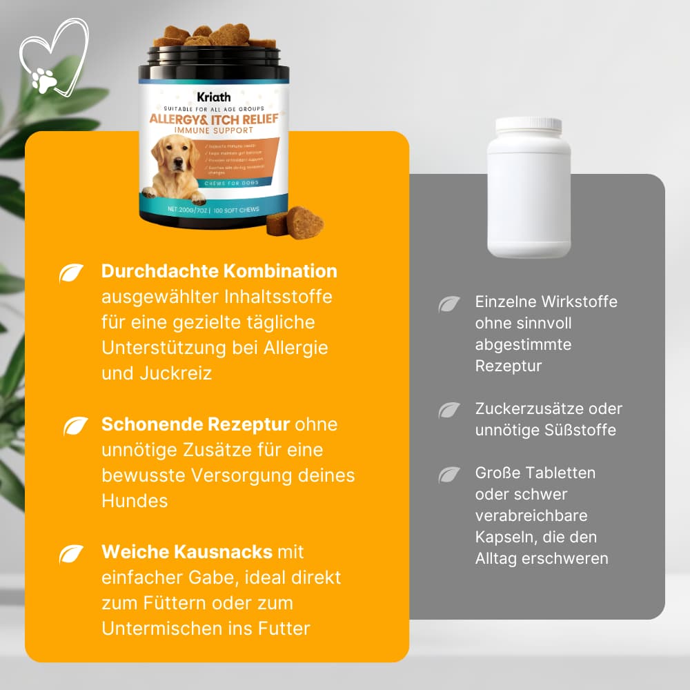 Allergy & Itch Relief Chew Snacks for Dogs