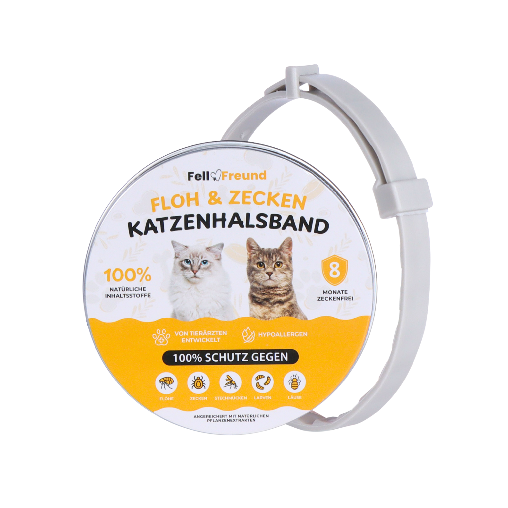 Flea and Tick Protection Collar for Cats