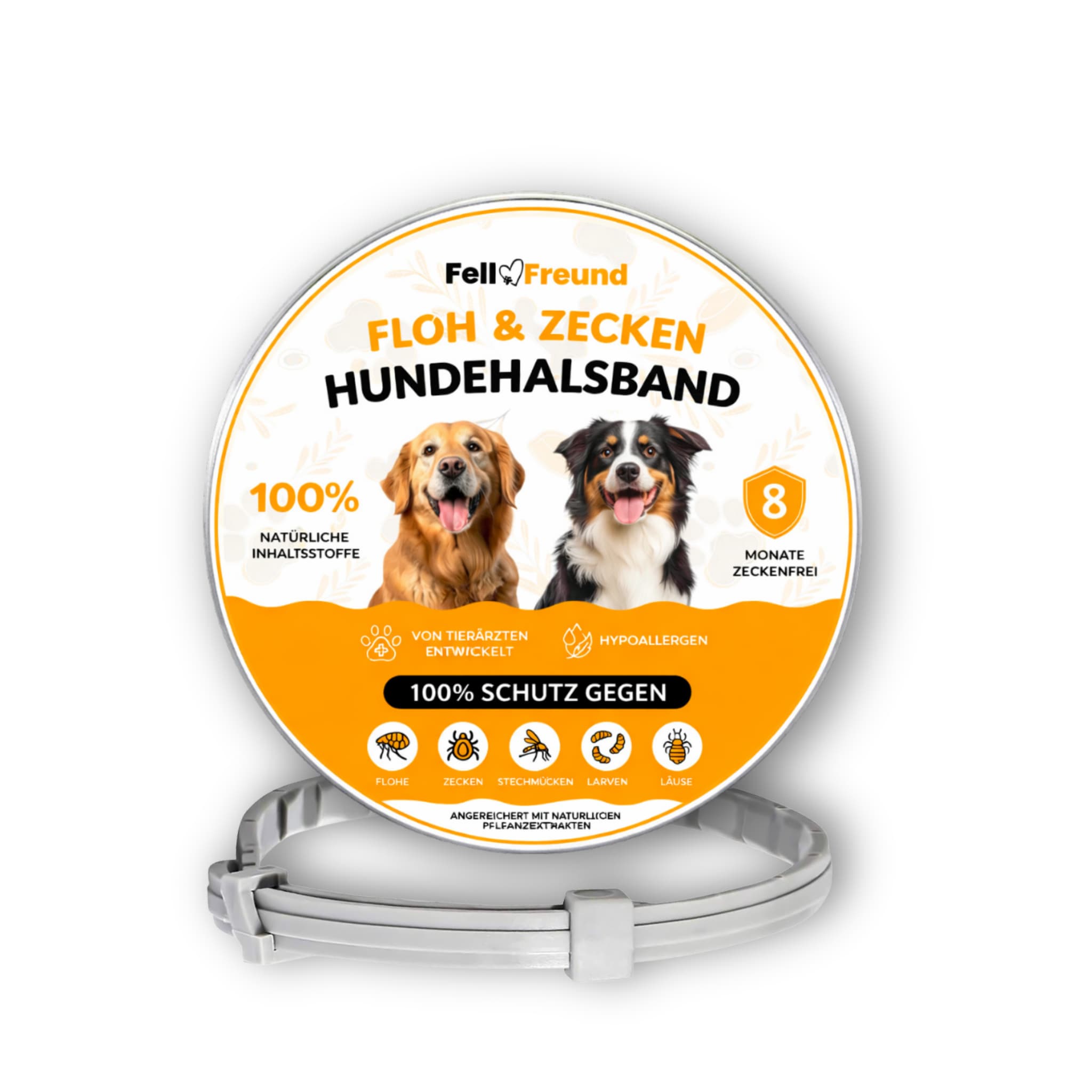 Flea and Tick Protection Collar for Dogs