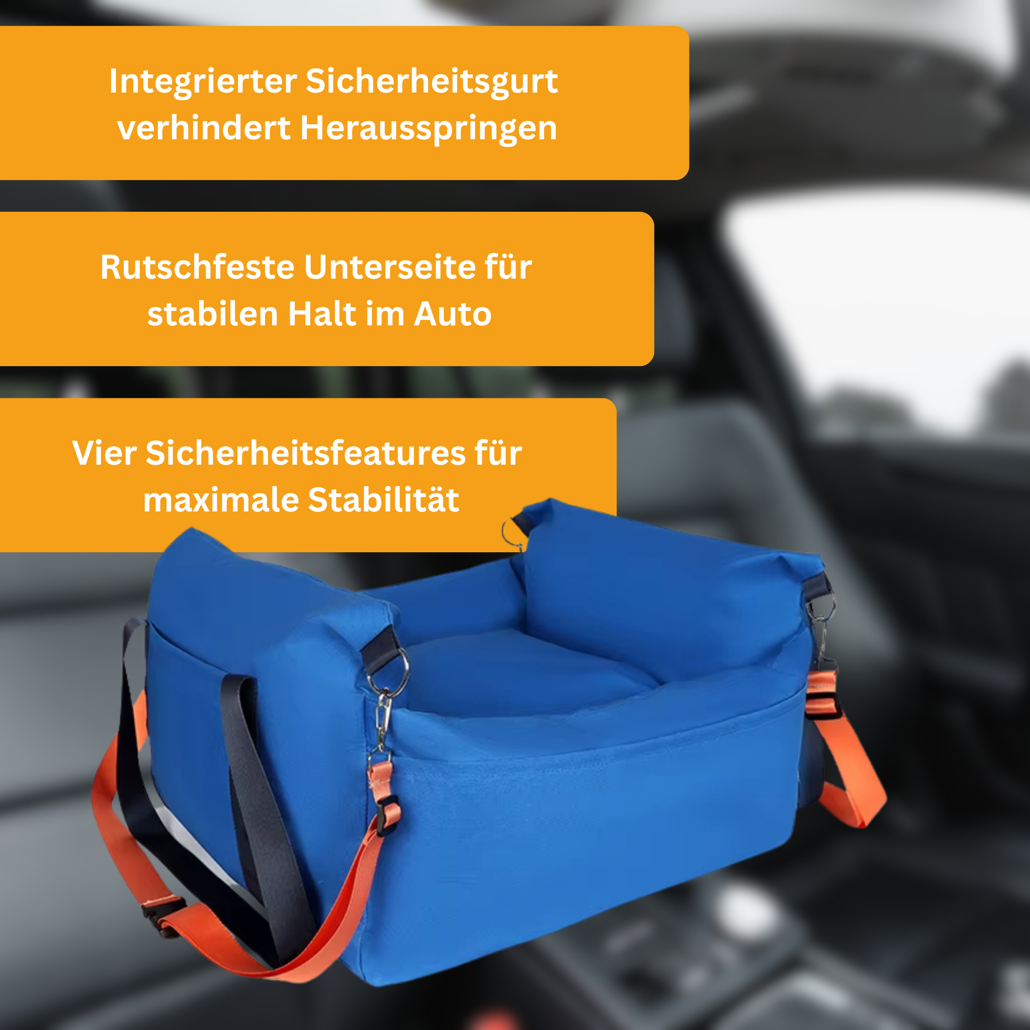 TravelBuddy – Premium Dog Car Seat