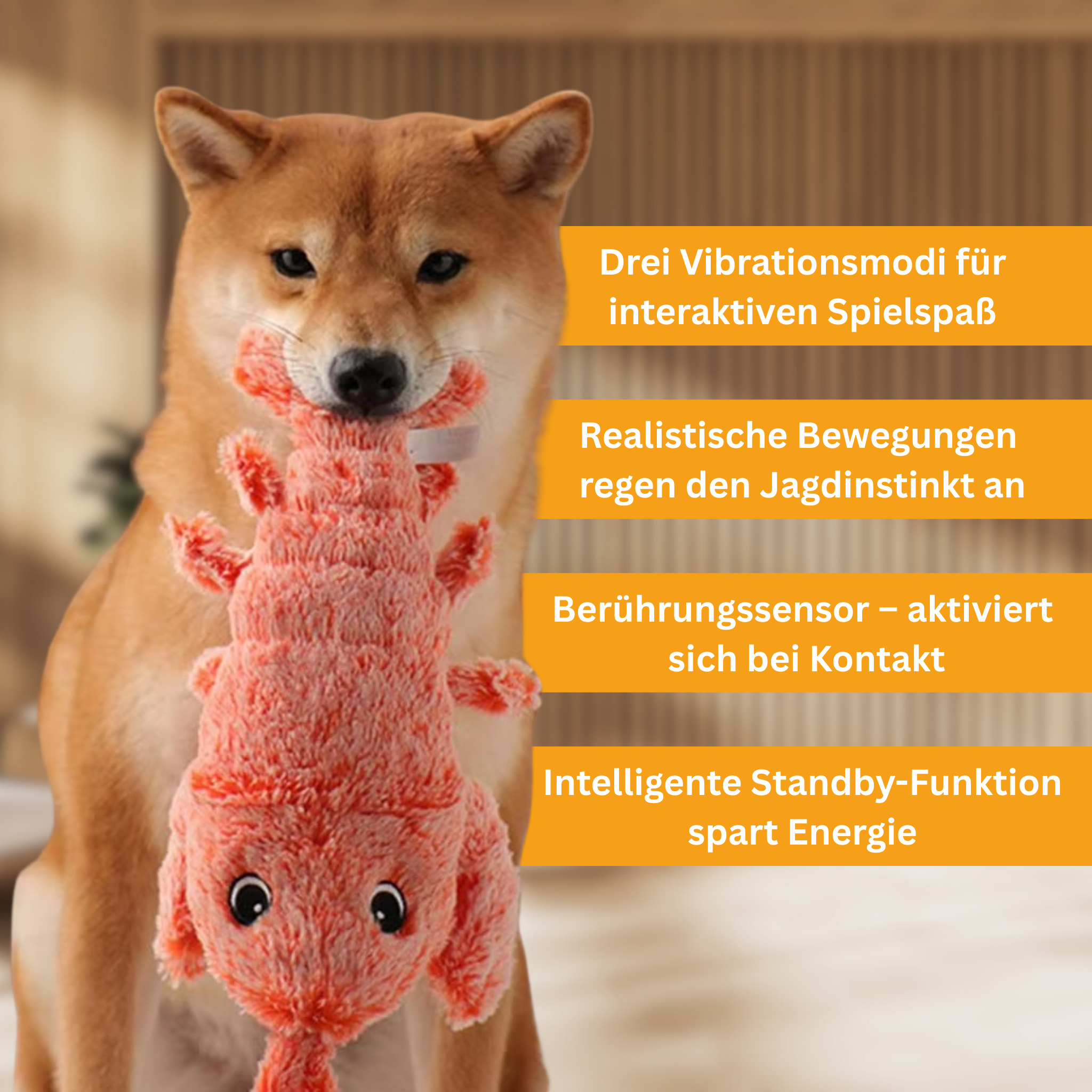 Wobbly Lobster – Interactive Dog Toy