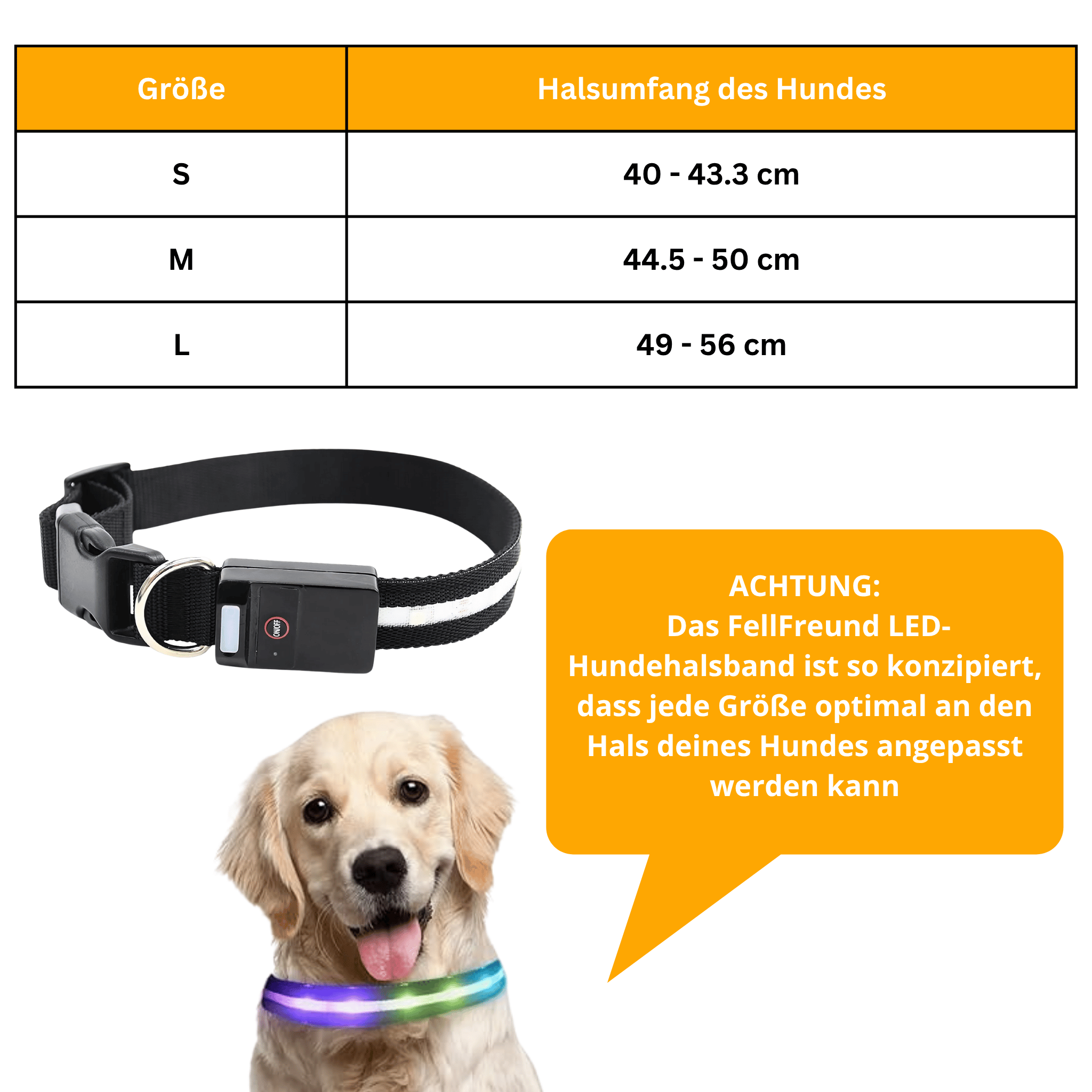 LED Light-Up Collar Pro