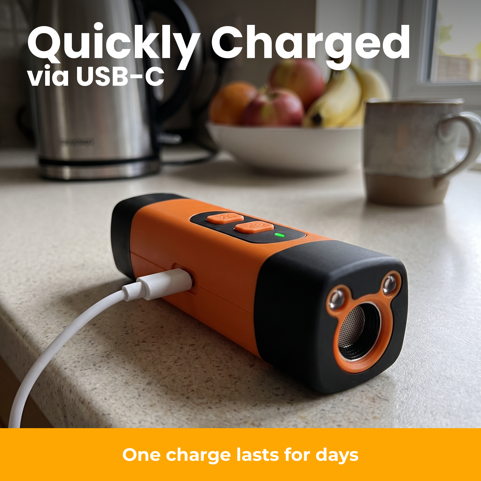 [en] Quickly charged via USB-C